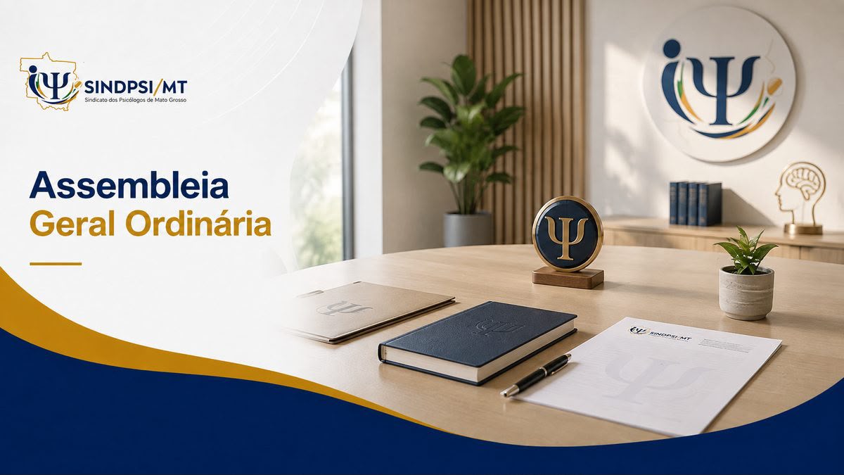 Sindpsi-MT convoca psicólogas e psicólogos para Assembleia Geral Ordinária